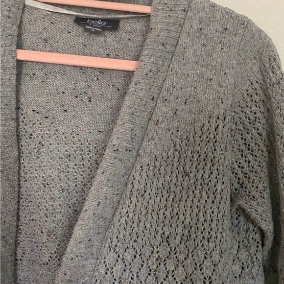 Belle Grey Bohemian Cardigan Long Sleeve XL - Picture 5 of 7
